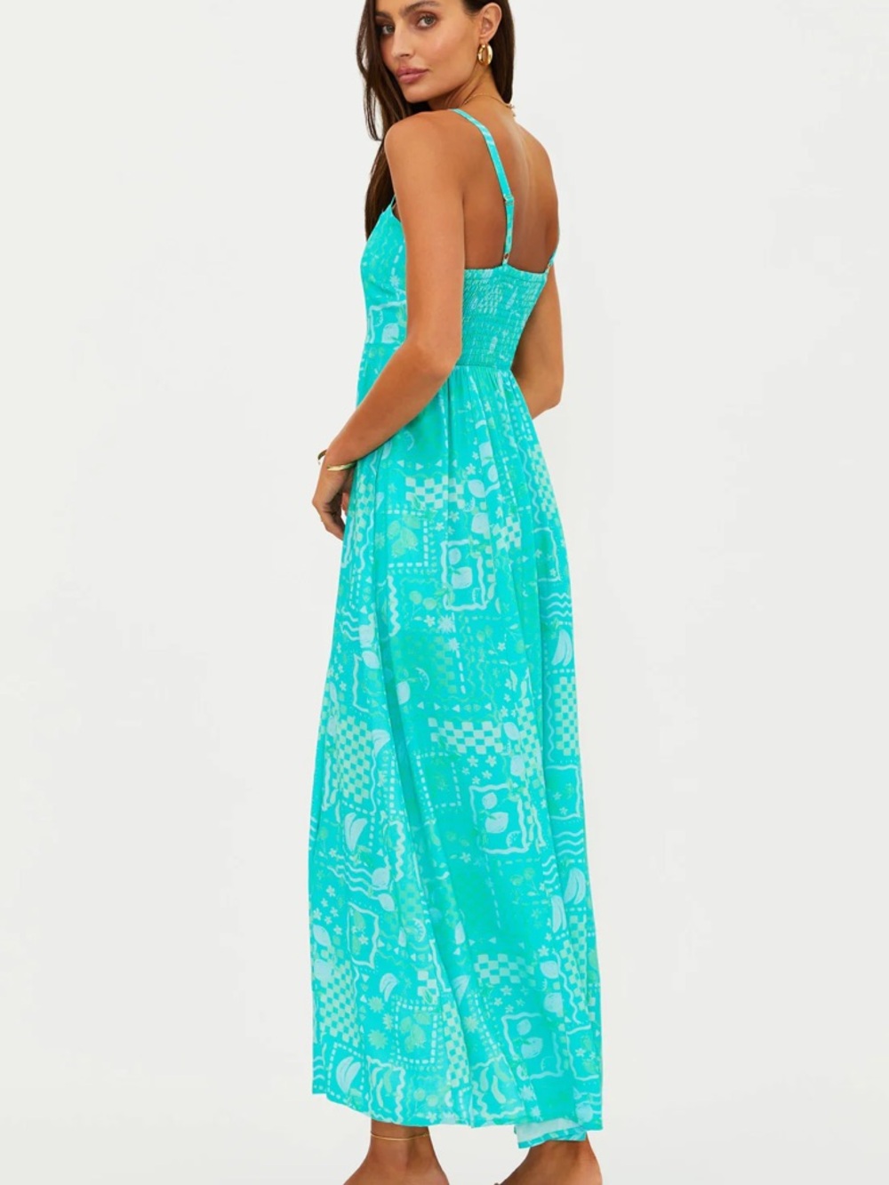 Beach Riot Rianne Dress in Aqua Haze - Picture 2 of 2